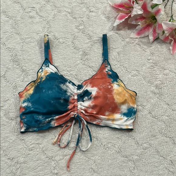 SHEIN Other - SHEIN Vibrant Tie-Dye Bikini Top